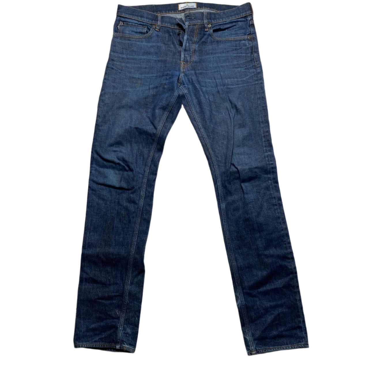 Stone Island Dark Navy Slim Straight Jeans (32W)