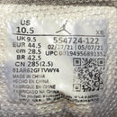 Nike Jordan 1 Mid Black Red and White (UK 9.5)