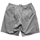Nike Swoosh Silver Grey and White Shell Trackpant Shorts (XL)