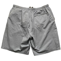 Nike Swoosh Silver Grey and White Shell Trackpant Shorts (XL)