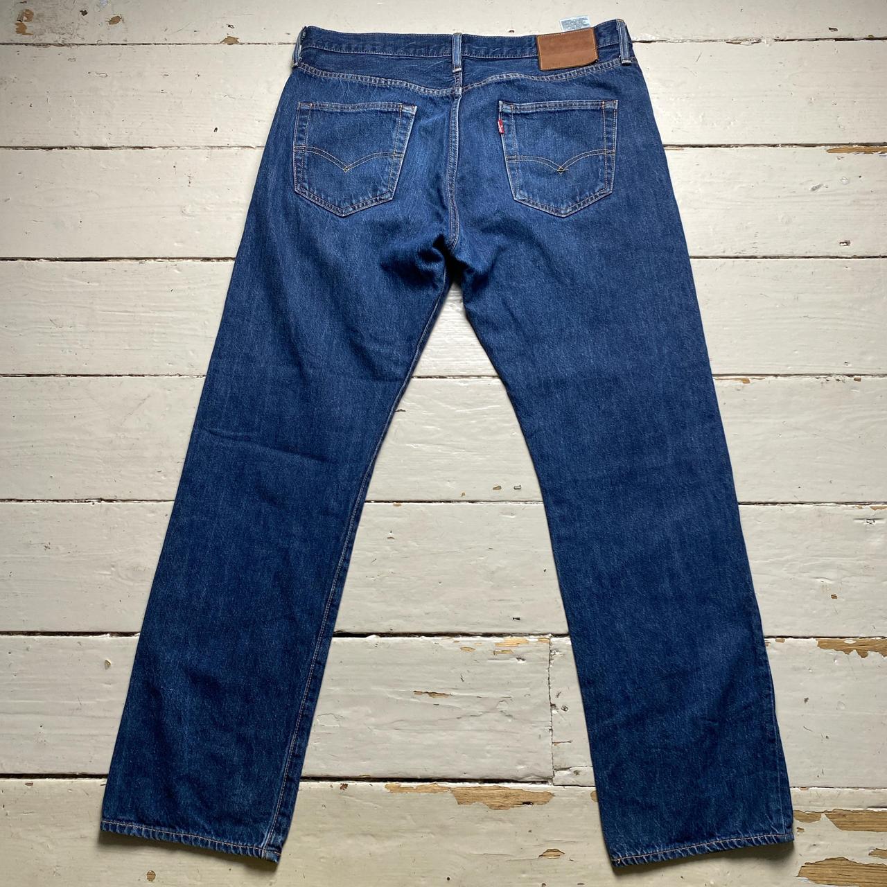 Levis 501 Baggy Navy Jeans