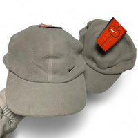 Nike y2k Grey and Black Fleece Cap