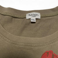 Paul Smith Brown and Red Flower T Shirt (2XL)