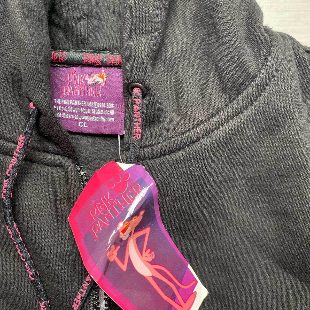 Pink Panther Vintage 2006 Hoodie Black and Pink