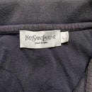 YSL Yves Saint Laurent Vintage Black Polo Shirt (L)