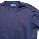 Ralph Lauren Polo Navy and Red Pony Crewneck Jumper (S)
