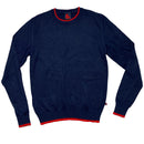 Dolce and Gabbana Navy and Red Crewneck Jumper (S)