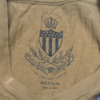Ralph Lauren Polo Brown and Navy T Shirt (M)