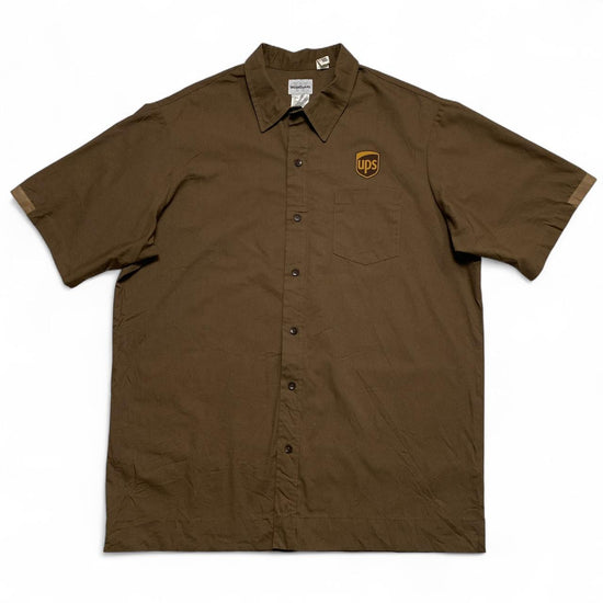 UPS Utility Wear Short Sleeve Brown Shirt (XL)