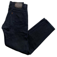 Levis 505 Black and Orange Vintage Made in USA Jeans (32W)