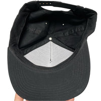 Supreme Black and White Snapback Cap