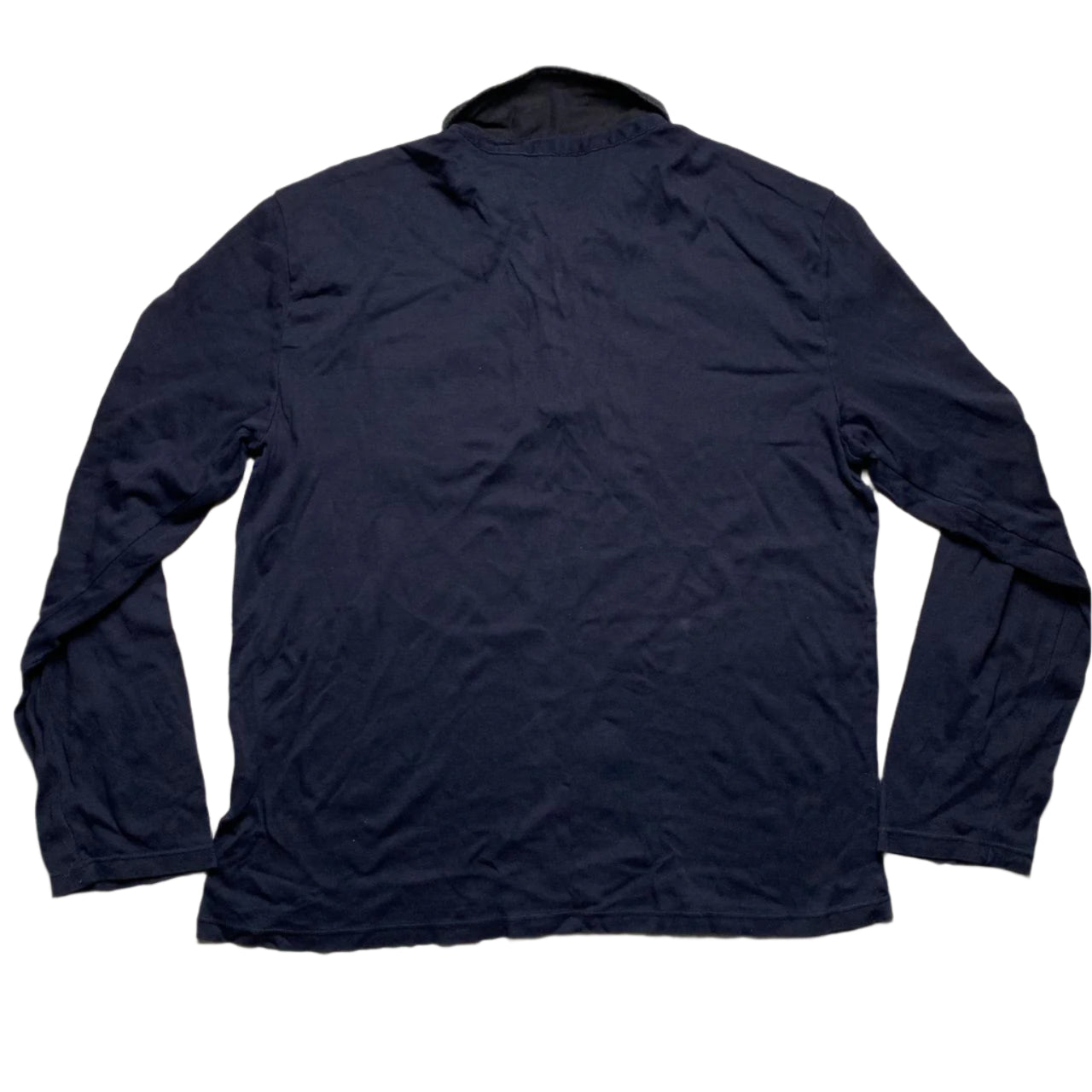 Armani Exchange Navy and Black Polo Shirt (XL)