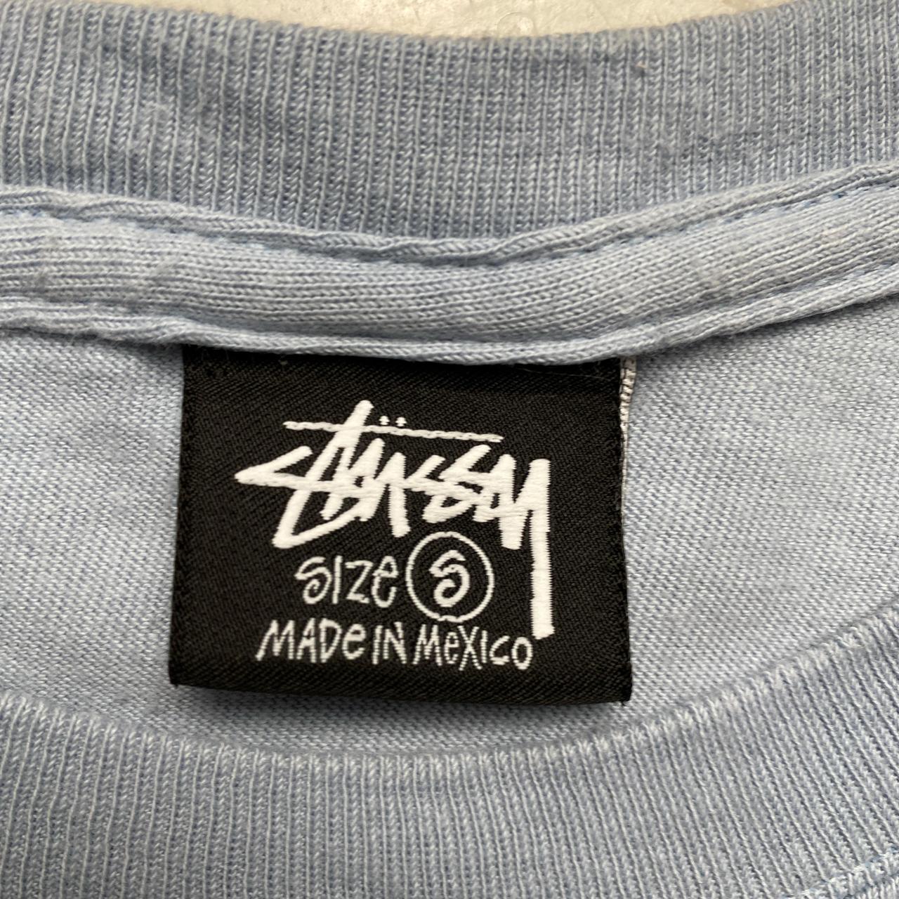 Stussy Serotonin Blue and Baby Blue T Shirt