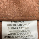 Genel GK Vintage Brown Suede Leather Shirt (M)