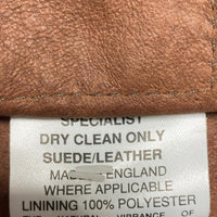 Genel GK Vintage Brown Suede Leather Shirt (M)