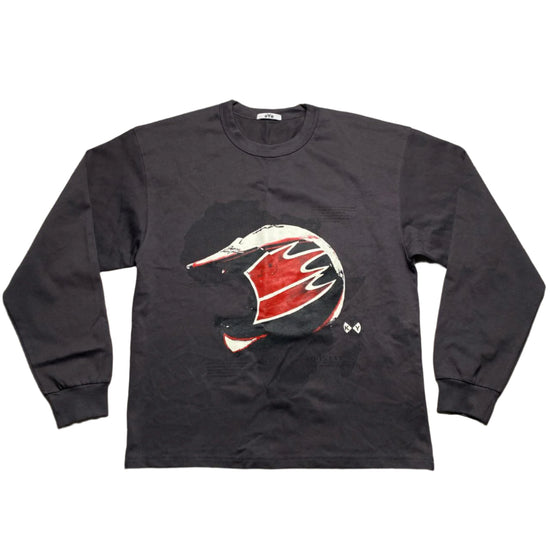 Essence Eye Motocross Helmet Long Sleeve Heavy T Shirt (M)
