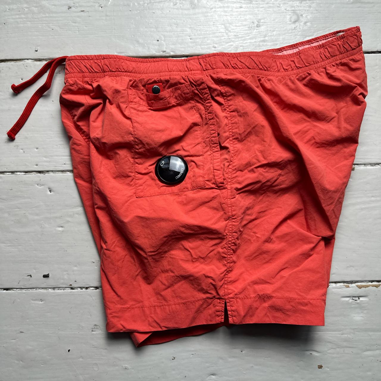 CP Company Salmon Pink Orange Swim Shorts