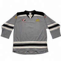 Canada McDonalds Grey Black and White Vintage y2k Hockey Jersey (L)