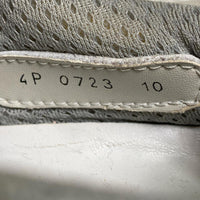 Prada Americas Cup White and Red Strap Up Trainers (UK 10)