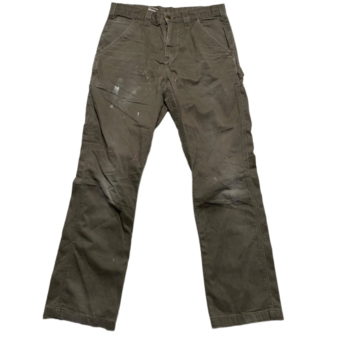 Carhartt Vintage Khaki Carpenter Cargo Trousers (32W)