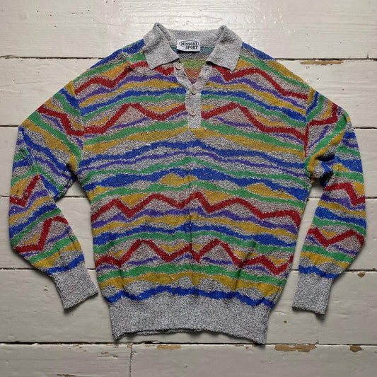 Missoni Sport Vintage Multi Colour Viscose Jumper