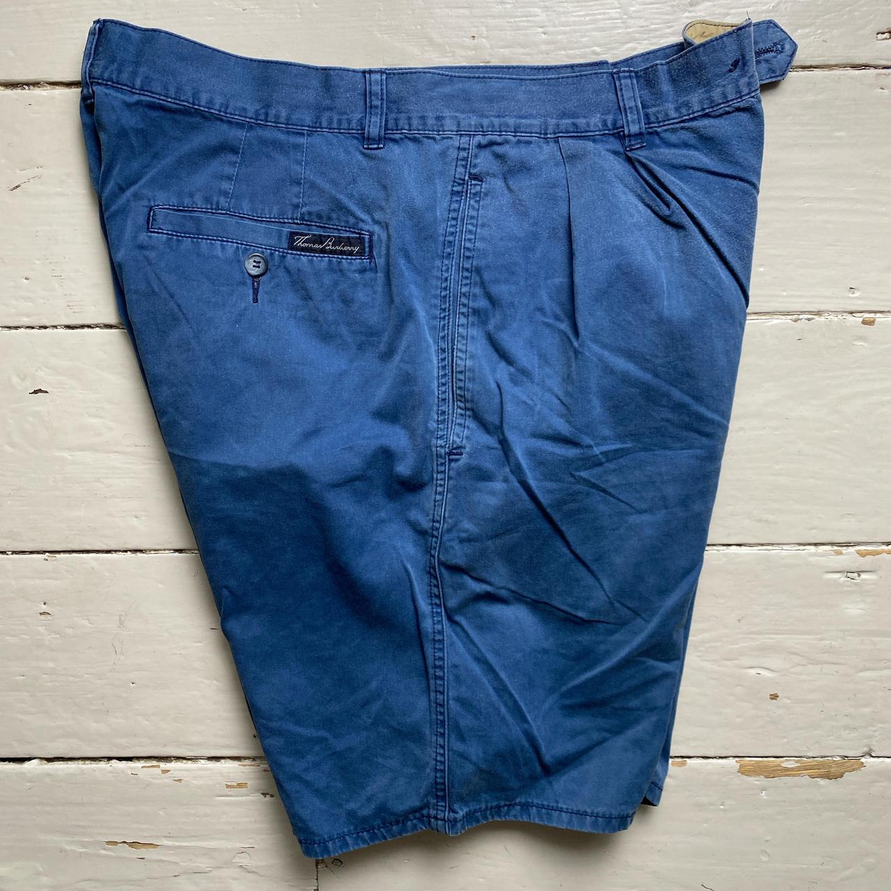 Thomas Burberry Vintage Blue Chino Shorts