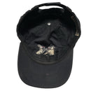 GX 1000 Black Hat with Fighting Rabbit and Boar Embroidery