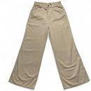 Kickers Cream and Brown Corduroy Baggy Wide Leg Jeans (30W)