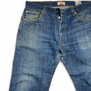 Levi's 501 Vintage Blue Stonewash Baggy Jeans (36W)
