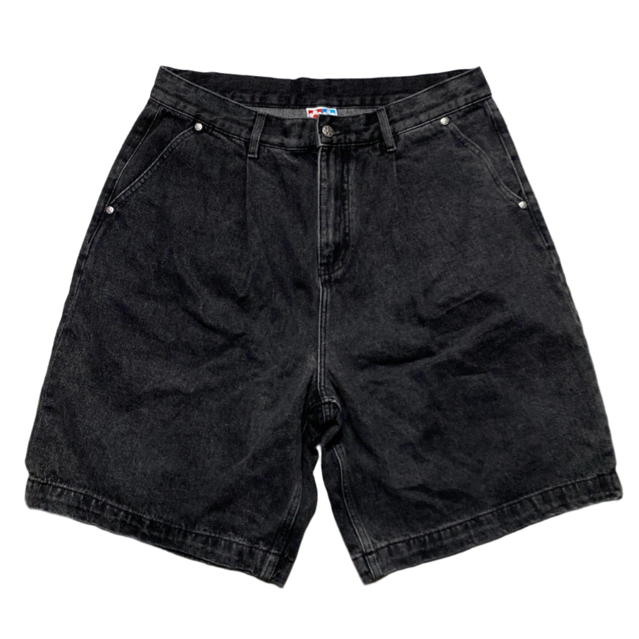 Vandy The Pink Grey Baggy Jorts Jean Shorts (XL)