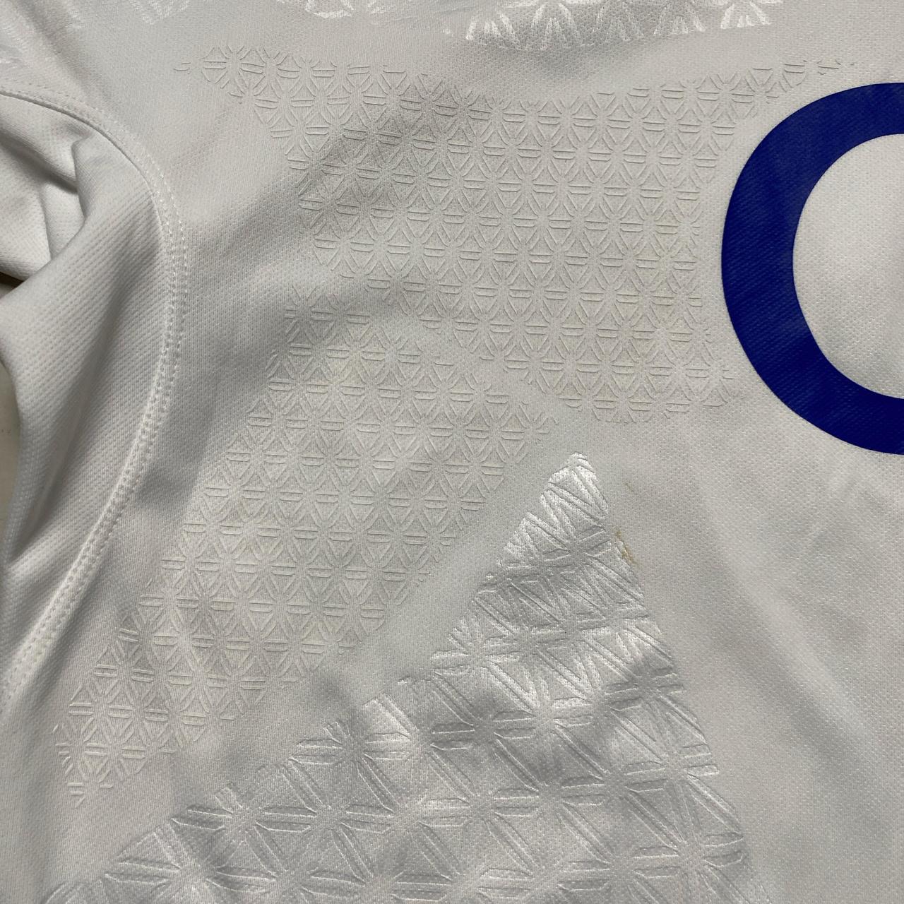 Nike England Rugby O2 2007/08 Vintage Jersey White and Red (M)