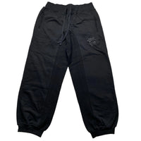 Minus Two Black on Black Baggy Joggers (XL)