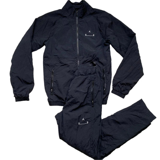 Jordan 23 Black and White Shell Windbreaker Tracksuit (XS)
