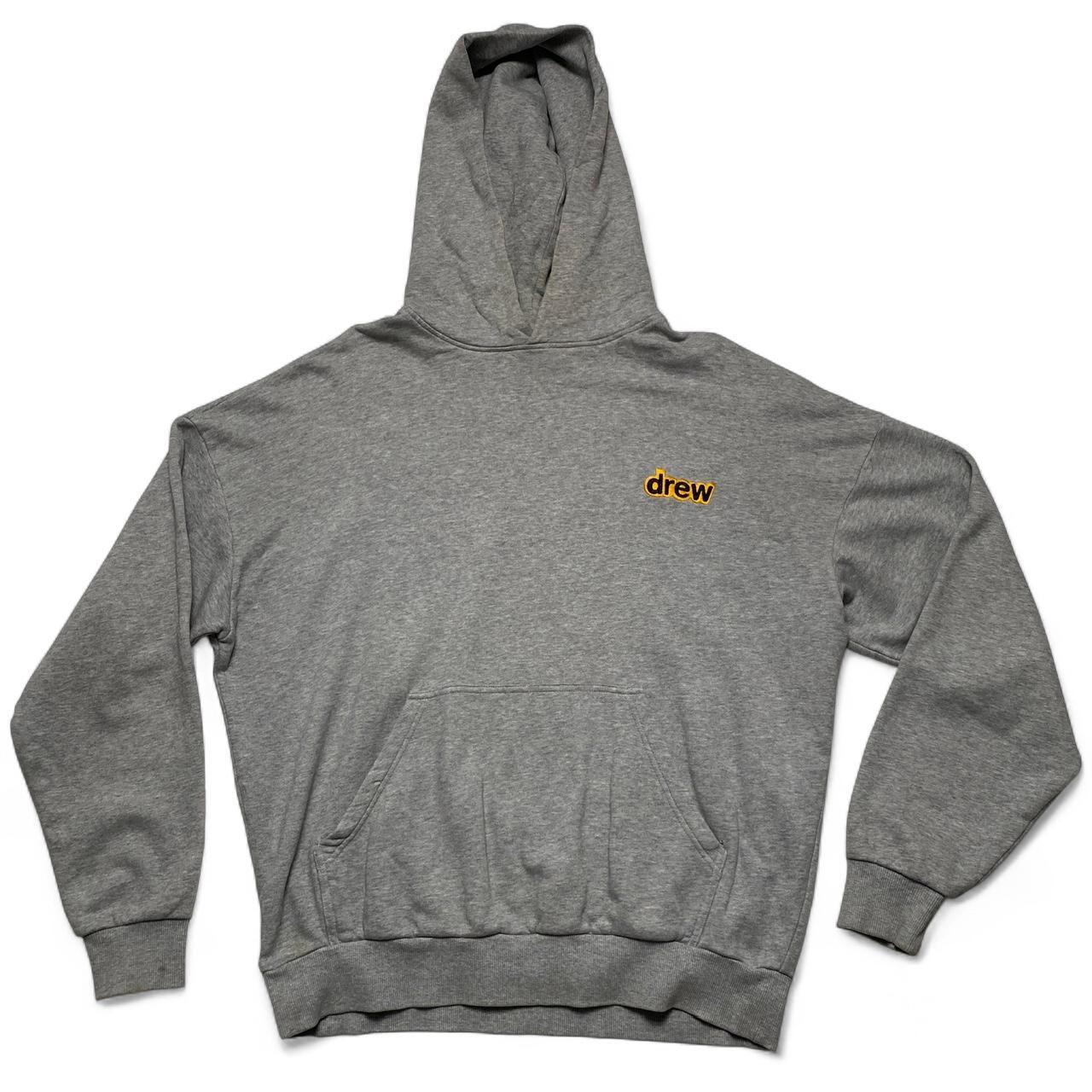 Drew House Justin Bieber Grey and Yellow Hoodie (M)
