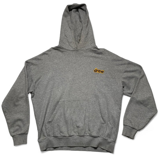 Drew House Justin Bieber Grey and Yellow Hoodie (M)
