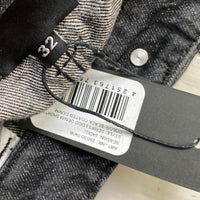 6PM SixPM Season Black Shiny Denim Jorts Jean Shorts (W 32)