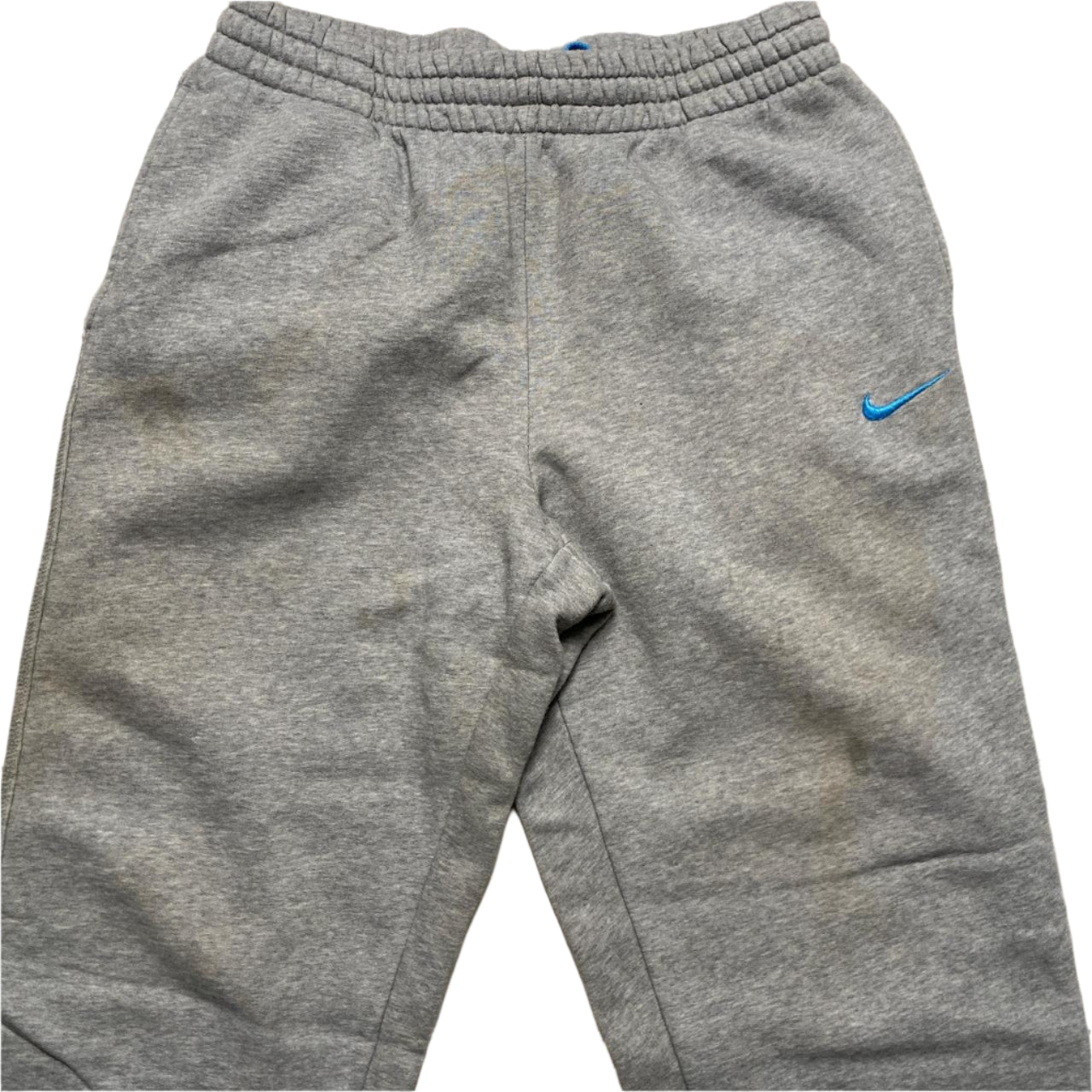 Nike Athletic Department Vintage y2k Grey and Blue Swoosh Jumper and Joggers Set Tracksuit (L)