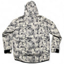 Nike White and Grey Camouflage Tech Fleece Hoodie (XL)
