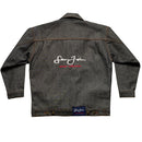 Sean John Vintage 90’s Grey Denim Jacket with Embroidery (M)