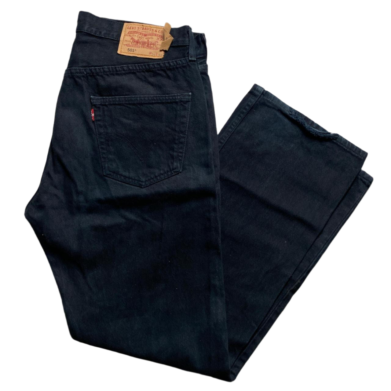 Levis 501 Black Baggy Jeans (34W)