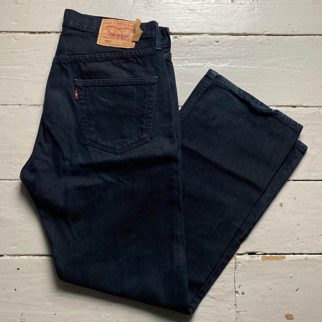 Levis 501 Black Baggy Jeans