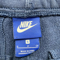 Nike Navy and White Swoosh Joggers (S)