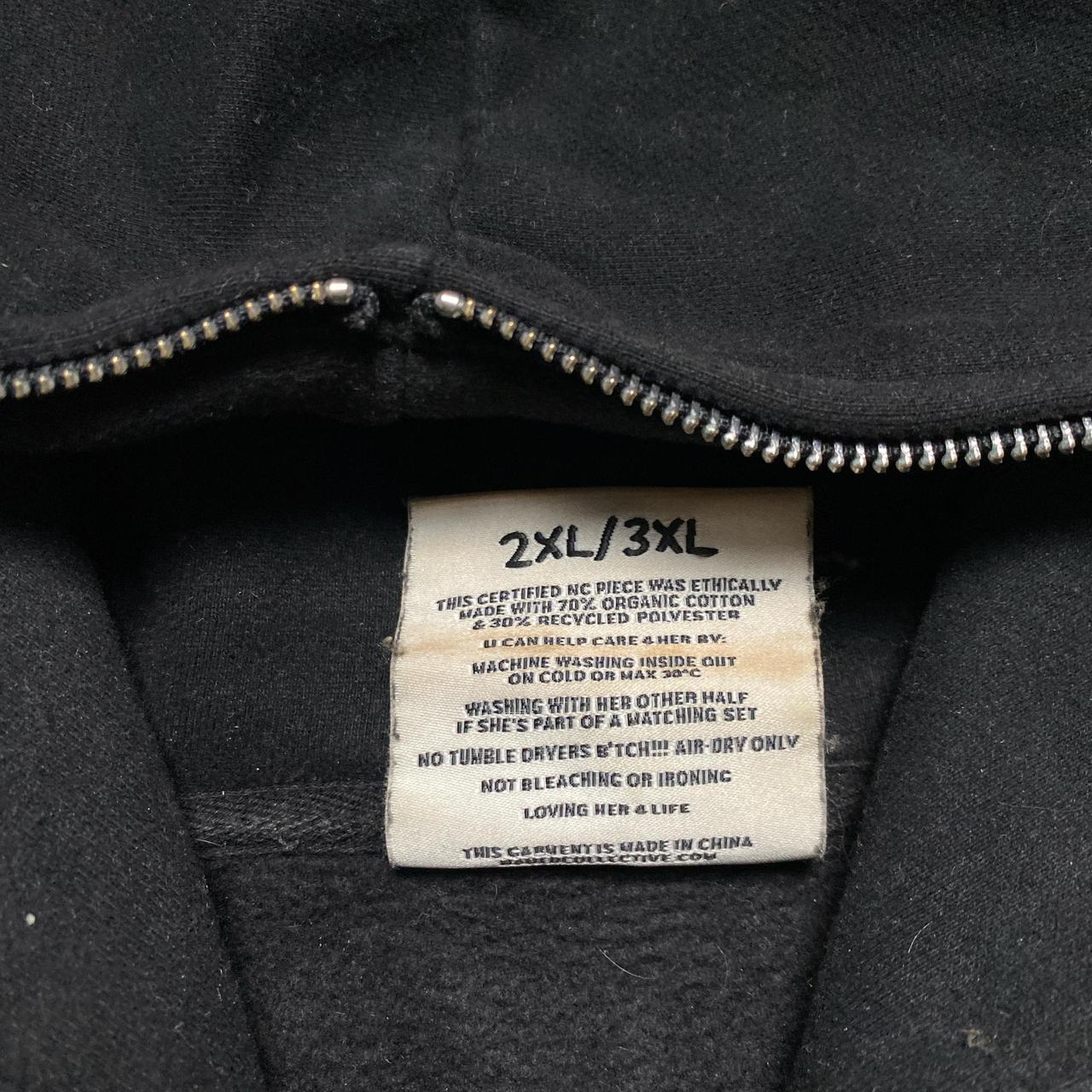 Named Collective Diamante Rhinestone Black Thorns Hoodie (2XL)