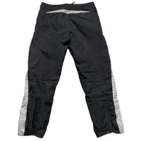 Nike Vintage y2k Grey White and Red Swoosh Shell Trackpant Bottoms (S)