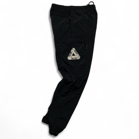 Palace Black and White Shell Trackpant Bottoms