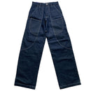 Criminal Damage Skull Embroidery Baggy Cargo Carpenter Jeans (30W)