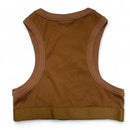 Nike Brown and Black Crop Vest and Shell Nylon Bottoms Tracksuit Set (S)