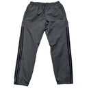 Adidas Grey and Black Shell Trackpant Bottoms (L)