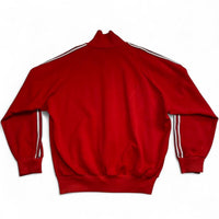 Adidas Red and White Vintage 90’s Tracksuit Jacket (L)