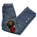 UNK Denim Vintage 90’s Basketball NBA Distressed Patch Jeans (30W)